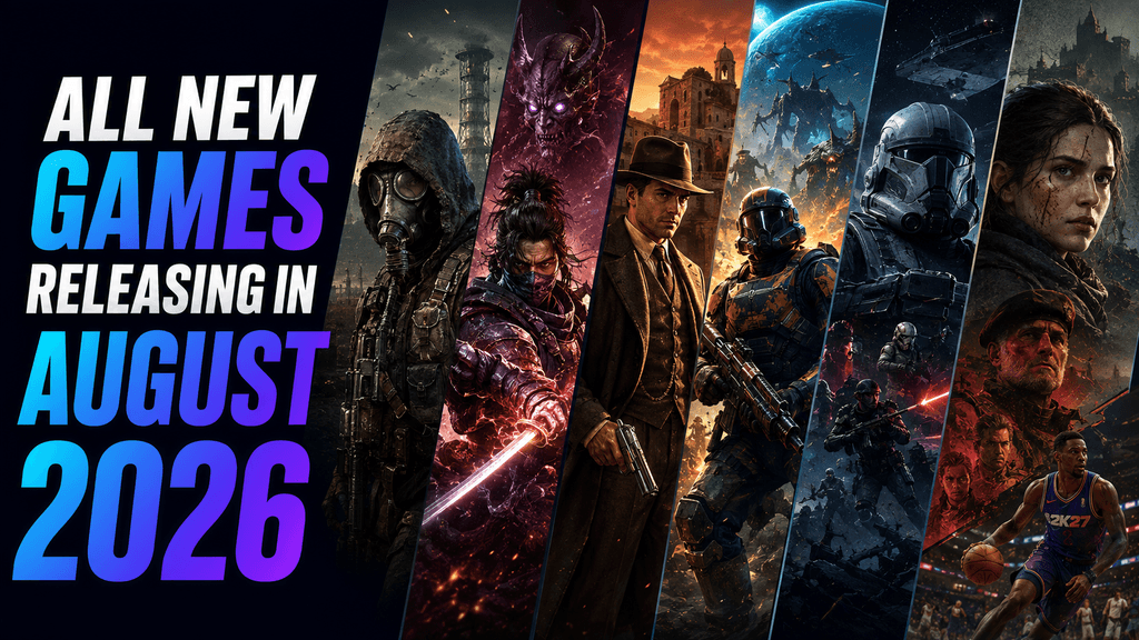 All New Games Releasing in August 2026 - Release Dates Calendar